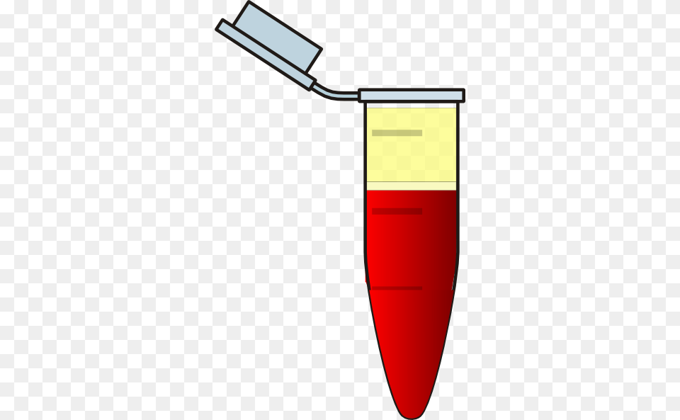 Eppendorf With Blood Wbc And Plasma Clip Art, Brush, Device, Tool, Cross Free Png Download