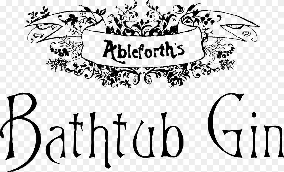 Eps Jpg Ableforth39s Bathtub Gin, Gray Free Png Download