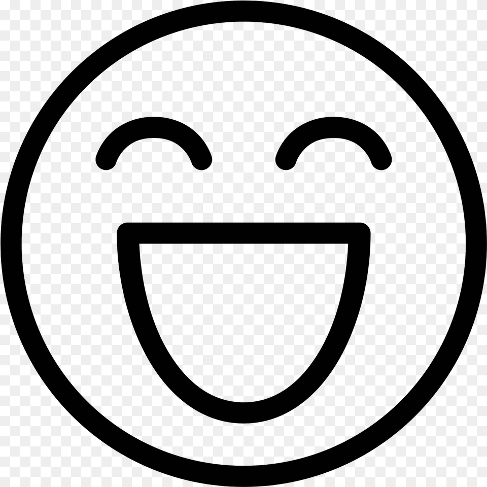 Eps Source Smile Icon, Gray Free Png Download