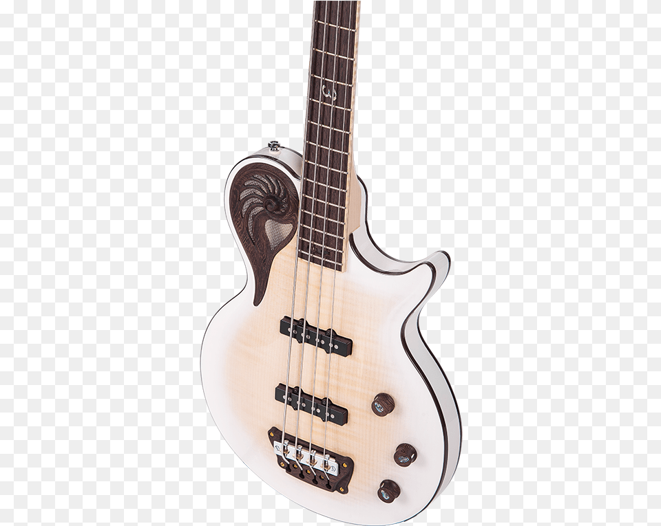 Epsilon Bass Uj4 White Burst Epsilon Bass Uj4 White White Burst Bass, Bass Guitar, Guitar, Musical Instrument Png