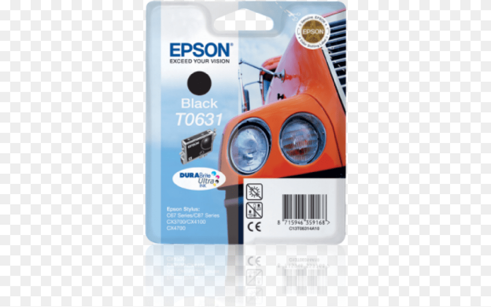 Epson T0631 Black Ink Cartridge, Headlight, Transportation, Vehicle, Gas Pump Free Png Download