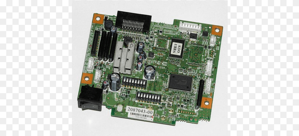 Epson Tm U220b Main Circuit Board Microcontroller, Computer Hardware, Electronics, Hardware, Printed Circuit Board Free Transparent Png