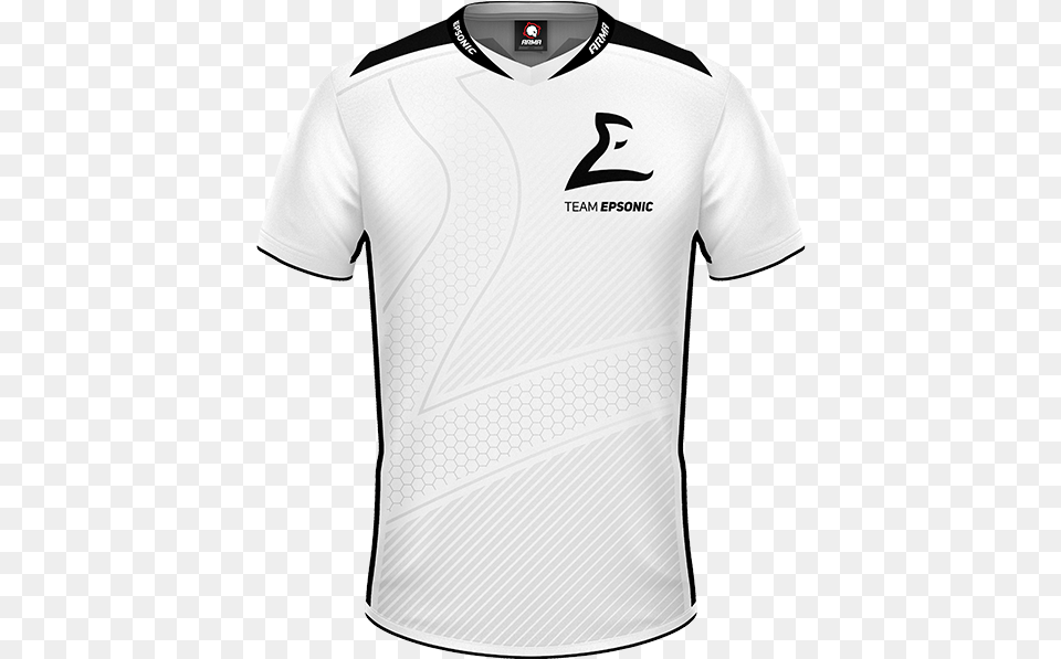 Epsonic Elite Jersey White Black And White Esports Jerseys, Clothing, Shirt, T-shirt Png