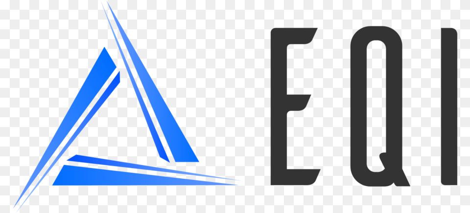 Eqi Logo Colour, Triangle, Text Free Png