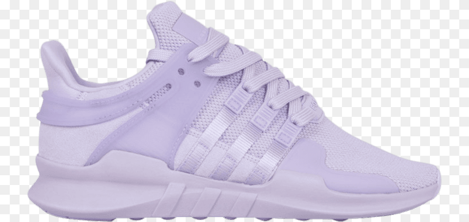 Eqt Support Adv Quotpurple Glow Sneakers, Clothing, Footwear, Shoe, Sneaker Free Png Download