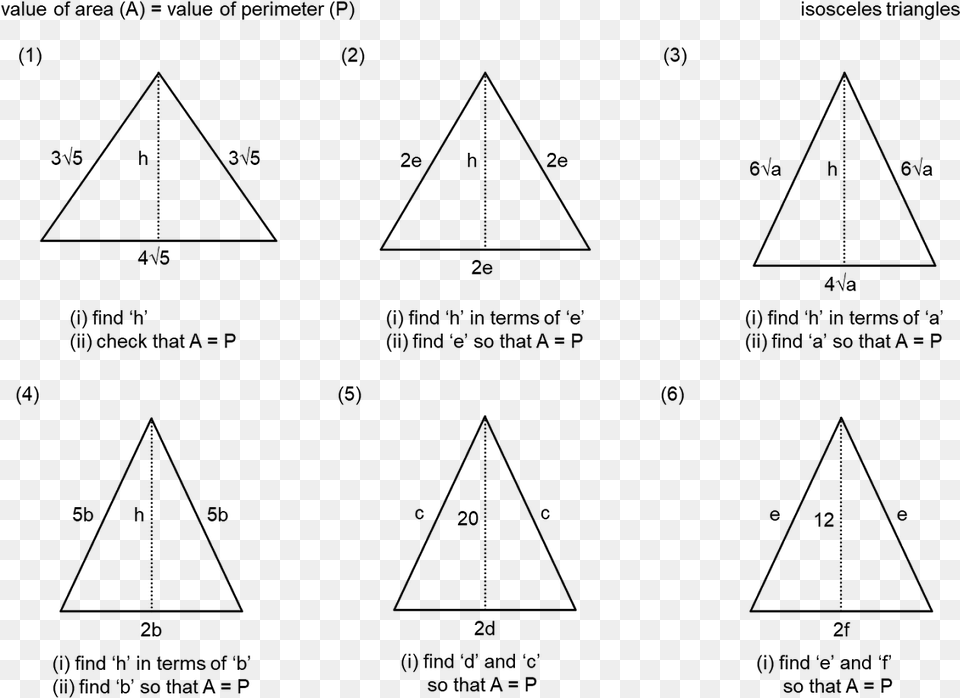 Equable Isosceles Triangles Triangle, Gray Free Png Download