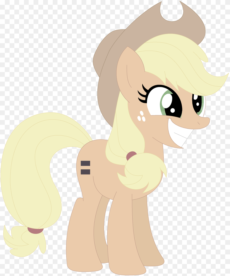 Equal Applejack By Ra1nb0wk1tty Dbpshan Cartoon, Baby, Person Free Png