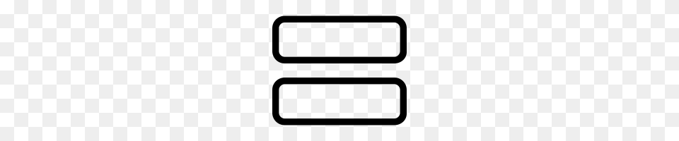 Equal Sign Icons Noun Project, Gray Free Png