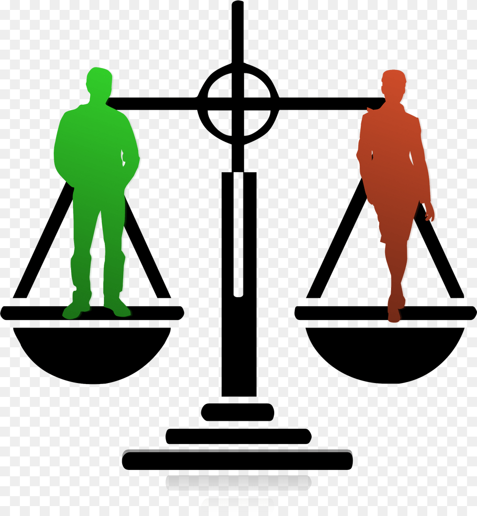 Equality Business Man Woman Equal Gender Equity, Adult, Male, Person, Scale Png