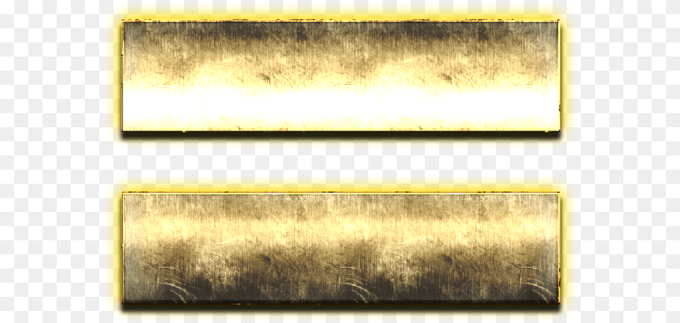 Equals Sign Hd Brass, Aluminium, Gold Free Png