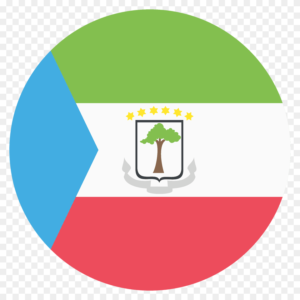 Equatorial Guinea Flag Emoji Clipart, Disk Png