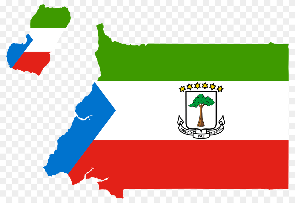 Equatorial Guinea Flag Map Clipart, Person Png
