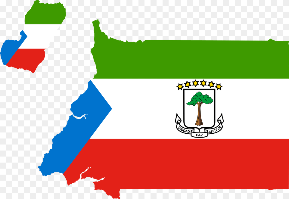 Equatorial Guinea Flag Map Icons Map And Flag Of Equatorial Guinea, Person Free Png Download