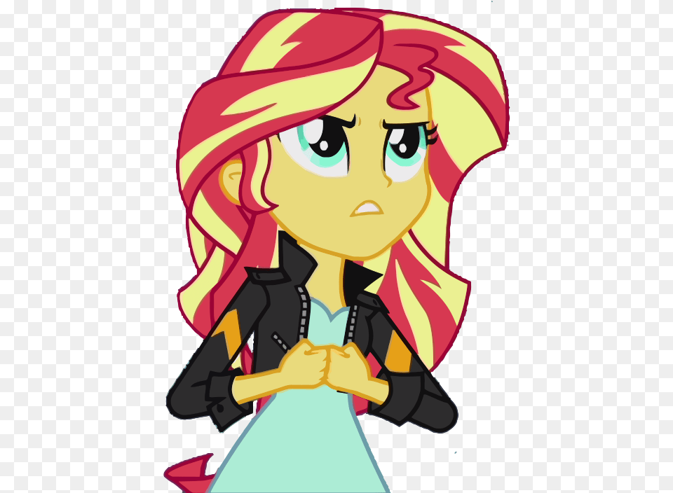 Equestria Girl 3 Sunset Shimmer, Book, Comics, Publication, Art Free Transparent Png