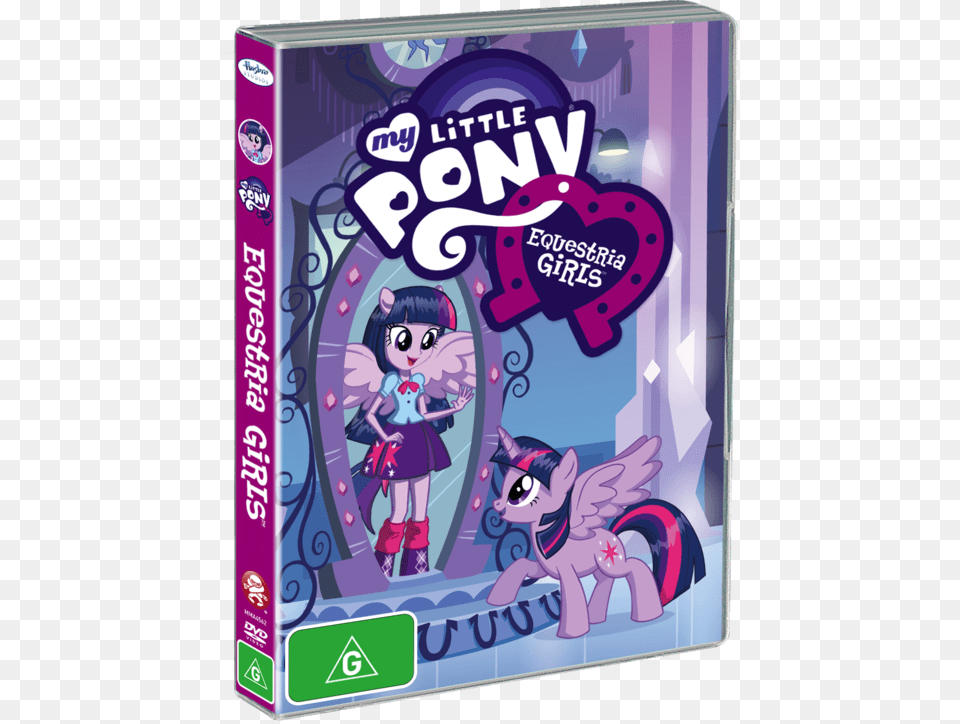 Equestria Girls Dvd, Book, Comics, Publication, Baby Free Png