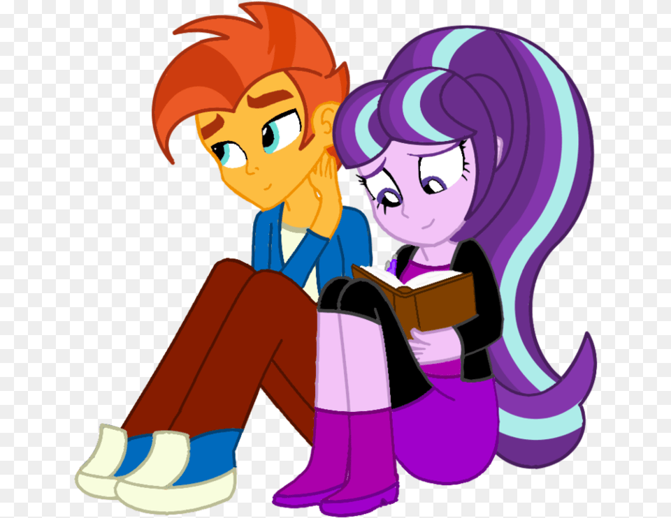 Equestria Girls Starlight Glimmer And Sunburst, Book, Comics, Publication, Baby Free Transparent Png