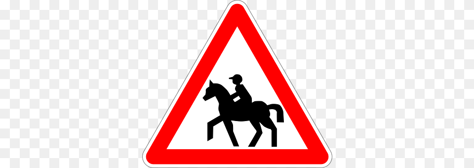 Equestrians Symbol, Sign, Road Sign, Person Png Image