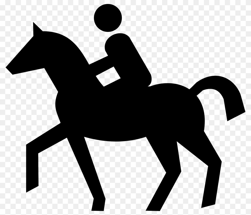 Equestrians Clipart, Silhouette, People, Person, Animal Free Png