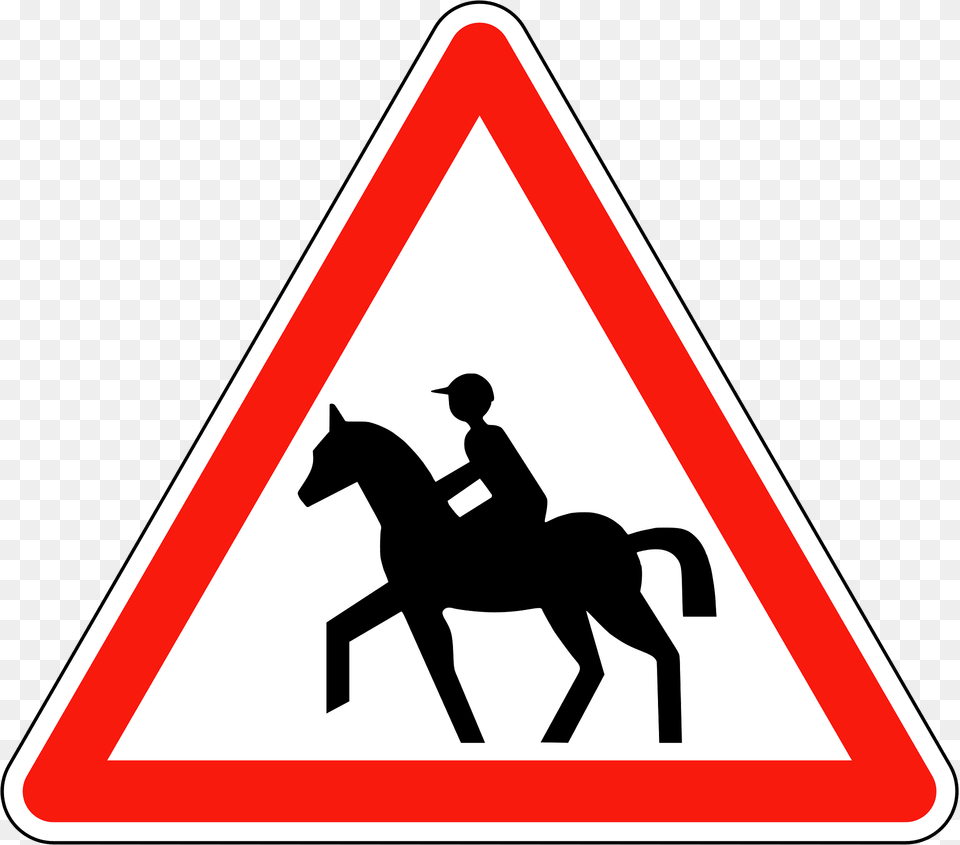Equestrians Clipart, Symbol, Sign, Road Sign, Person Free Transparent Png