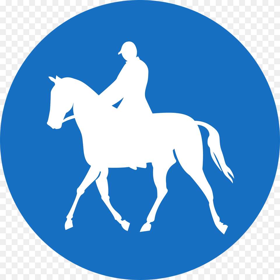 Equestrians Only Sign In Austria Clipart, Animal, Person, Mammal, Horse Png Image