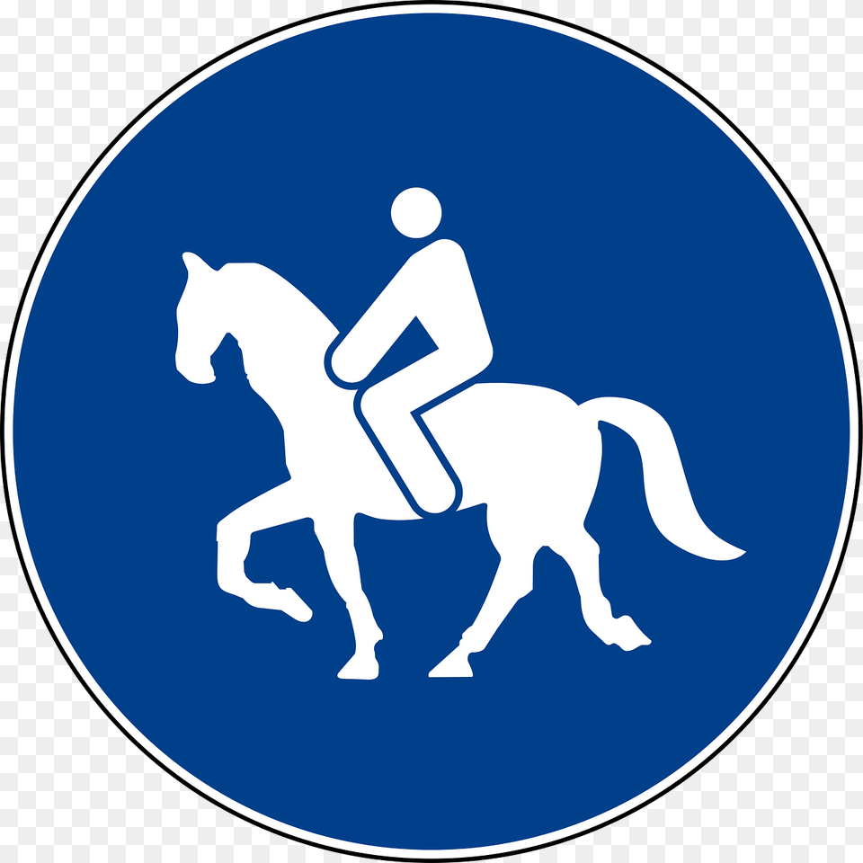 Equestrians Only Sign In Italy Clipart, People, Person, Animal, Mammal Free Png