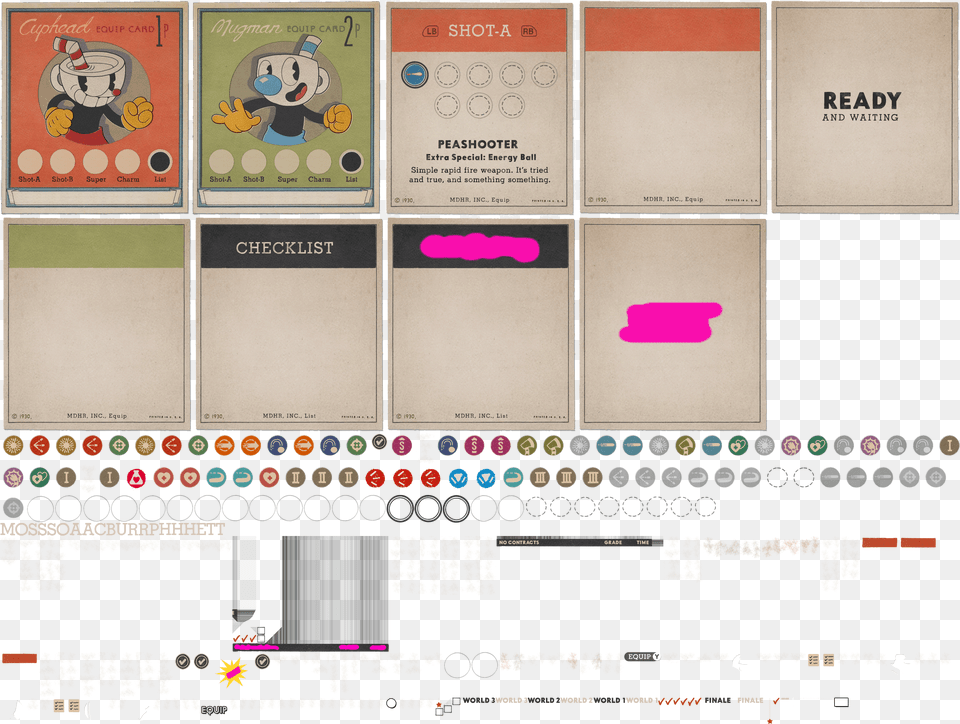 Equip Menu Cuphead Equip Card Free Transparent Png