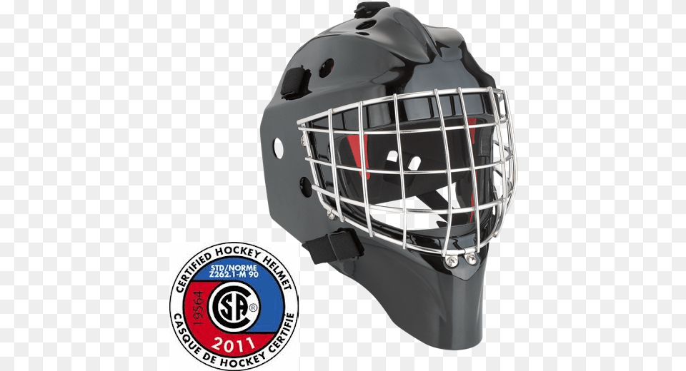 Equipment Safety Goaltender Helmet Ccm Hockey Goalie Helmet, Crash Helmet, American Football, Football, Person Free Transparent Png