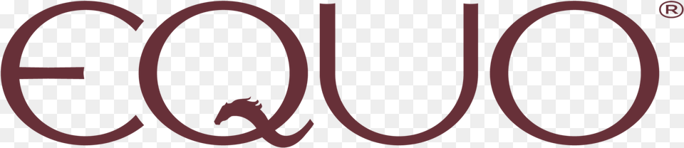 Equo Equestrian, Logo, Oval, Maroon Png