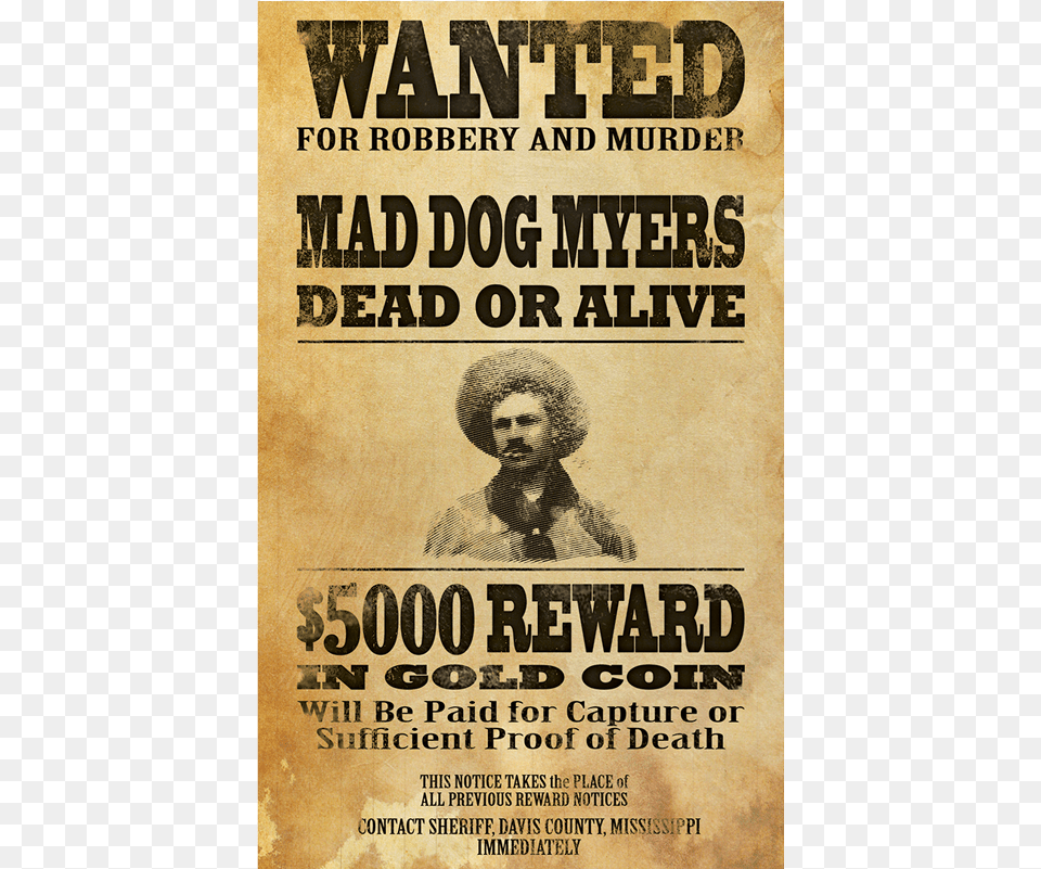Era Wanted Poster Authentic Wanted Poster, Advertisement, Baby, Person, Text Png Image