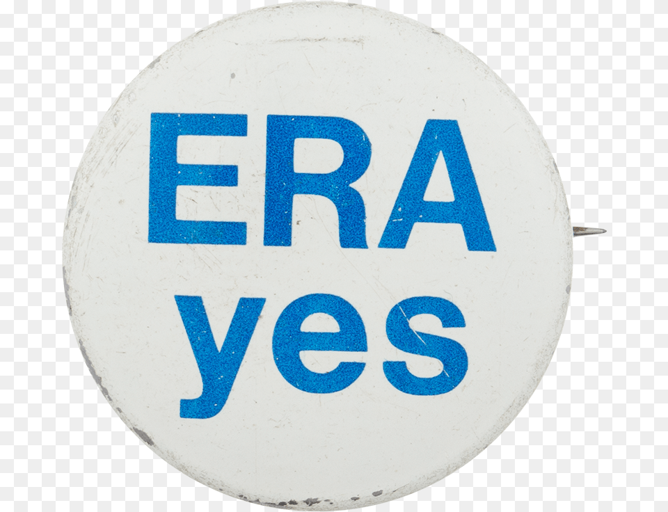 Era Yes Blue And White Cause Button Museum Circle, Badge, Logo, Symbol, Text Free Png