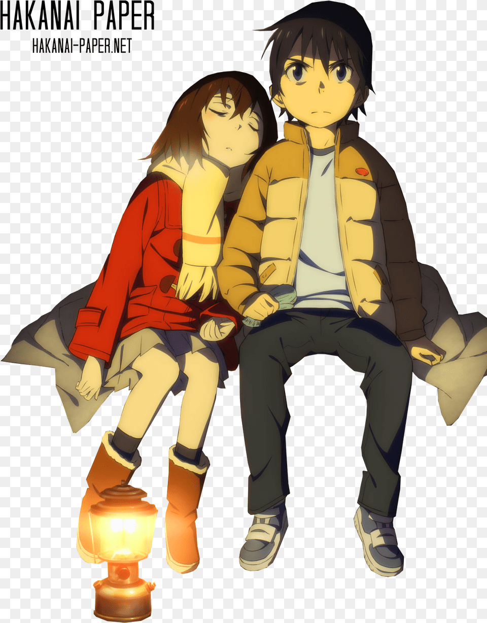 Erased Anime Renders, Book, Publication, Comics, Baby Free Png