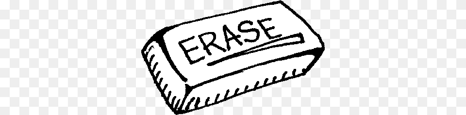 Eraser Clip Art Black And White, Rubber Eraser, Baby, Person, Text Free Png Download