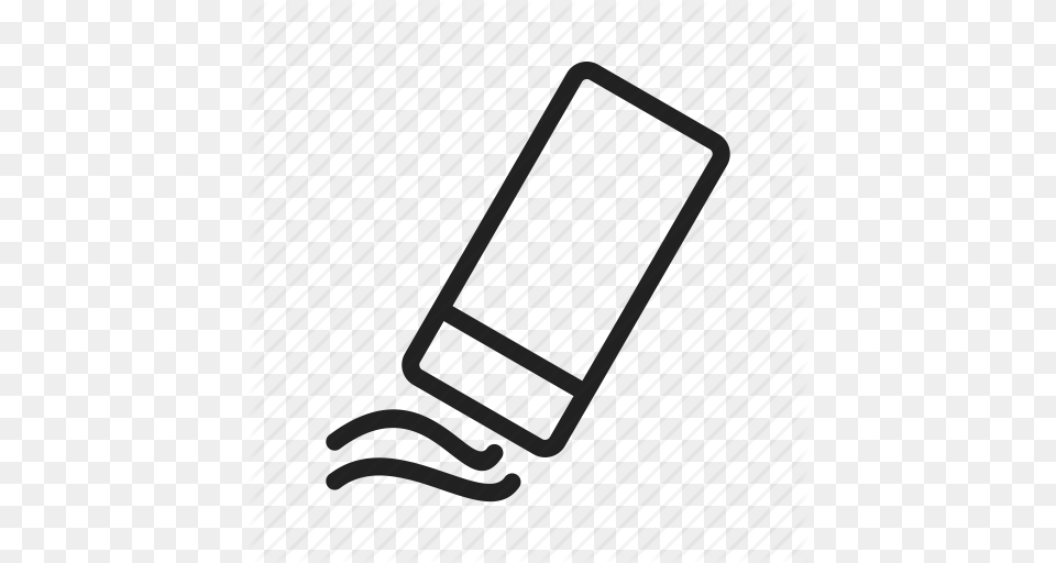Eraser Erasing Office Pencil Rubber Stationery Tool Icon, Electronics, Phone, Mobile Phone Png Image
