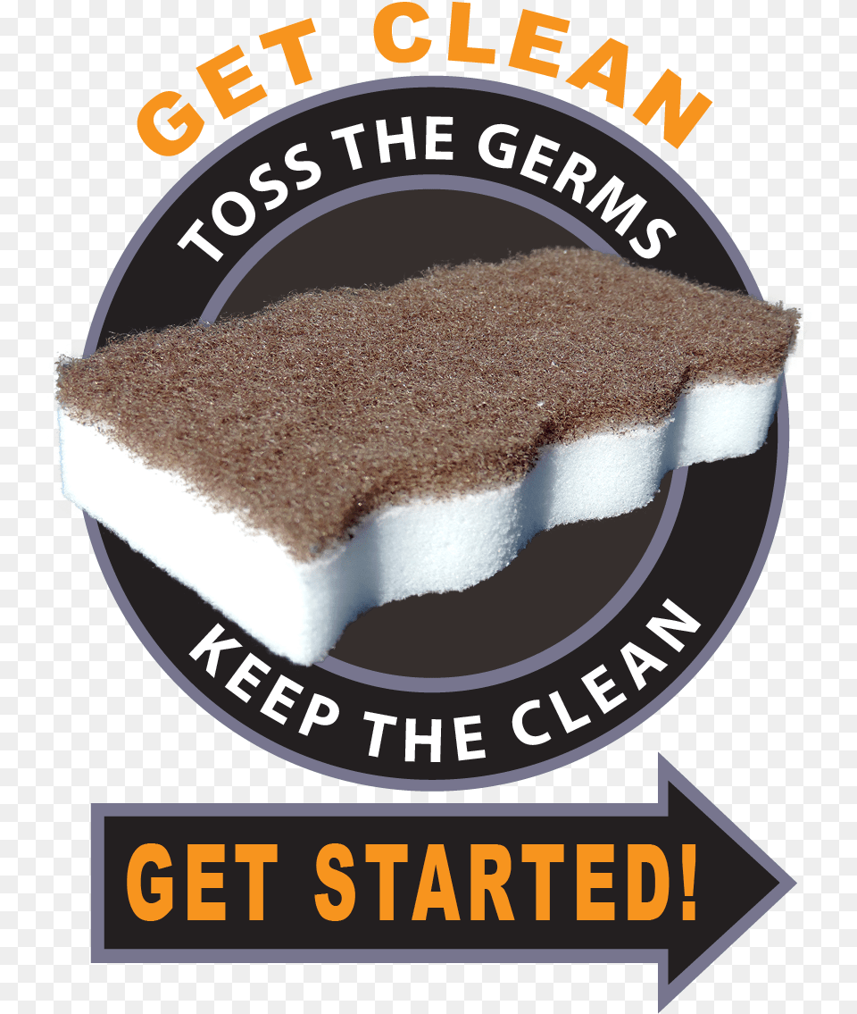 Eraser Sponges Each Month So You Can Toss The Germs Rum Cake Free Transparent Png