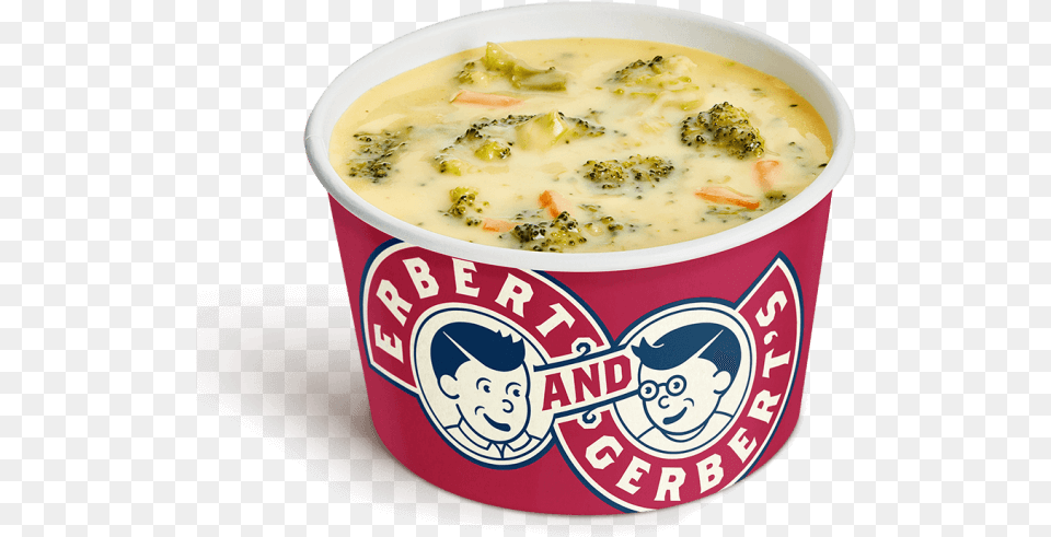 Erberts And Gerberts Broccoli Cheese Soup, Bowl, Dish, Food, Meal Free Png