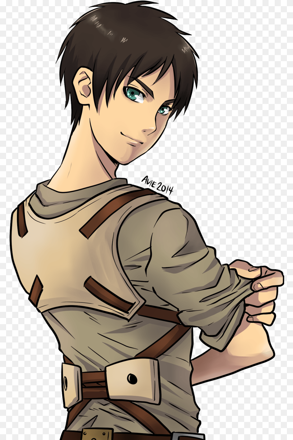 Eren Jaeger Anime Attack Eren Jaeger Transparent Clipart, Book, Comics, Publication, Adult Png