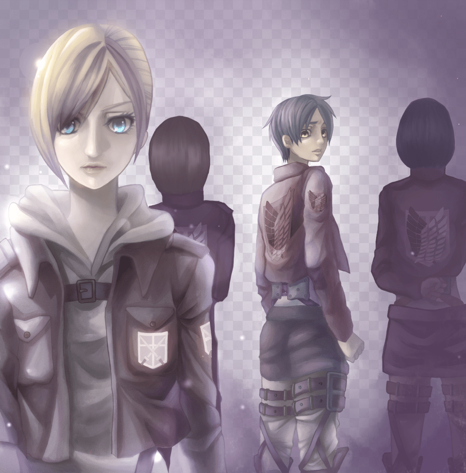 Eren Jaegerjgeryeager X Annie Leonhardtleonhart Attack On Titan Eren Annie Ships, Adult, Publication, Person, Female Png Image