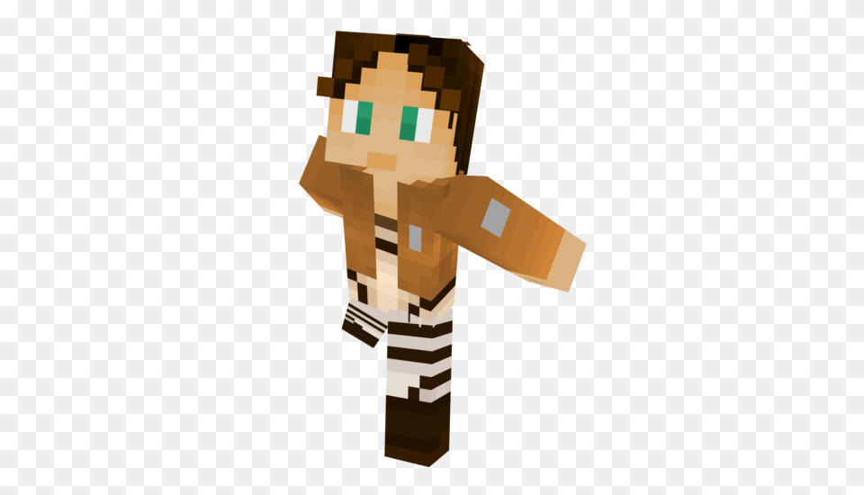 Eren Jeager Minecraft Skin, Cross, Symbol, Person, Body Part Png