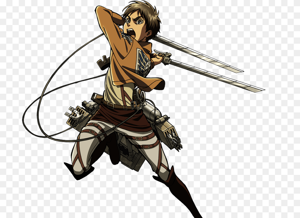 Eren L Attack On Titan L Shingeki No Kyojin Attack, Book, Comics, Publication, Adult Png