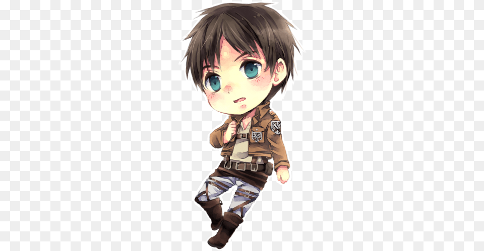 Eren Yeager By Nemuroudelux Chibi Eren Jaeger, Book, Comics, Publication, Baby Png