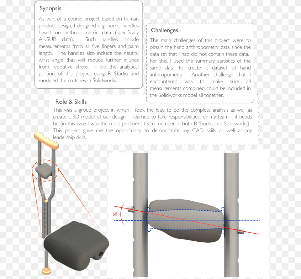 Ergonomic Crutches, Cushion, Home Decor Free Png