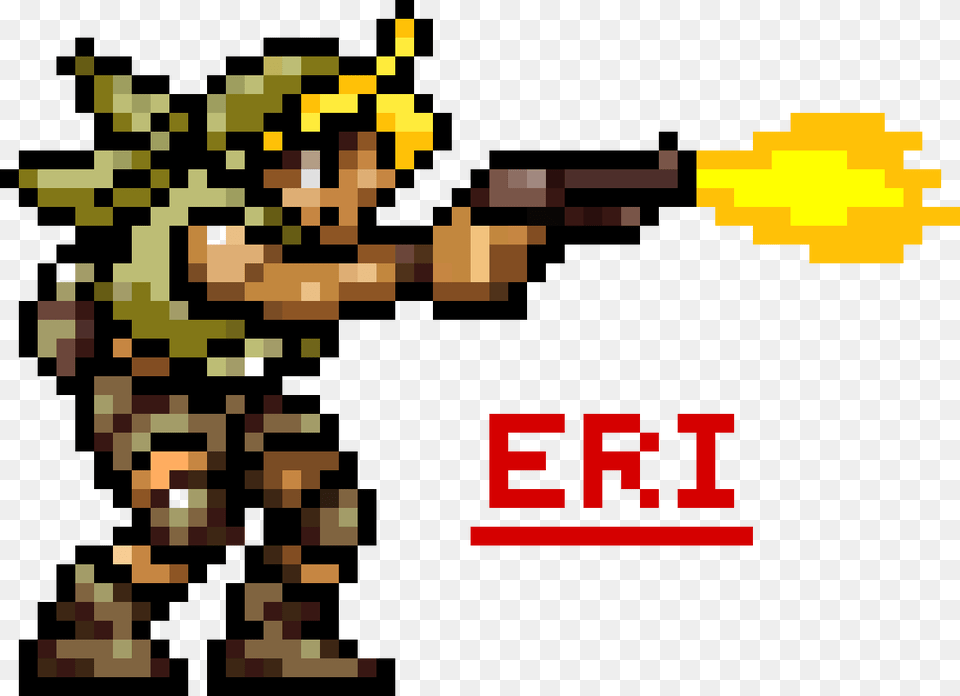 Eri Metal Slug Sprite, Qr Code Png Image