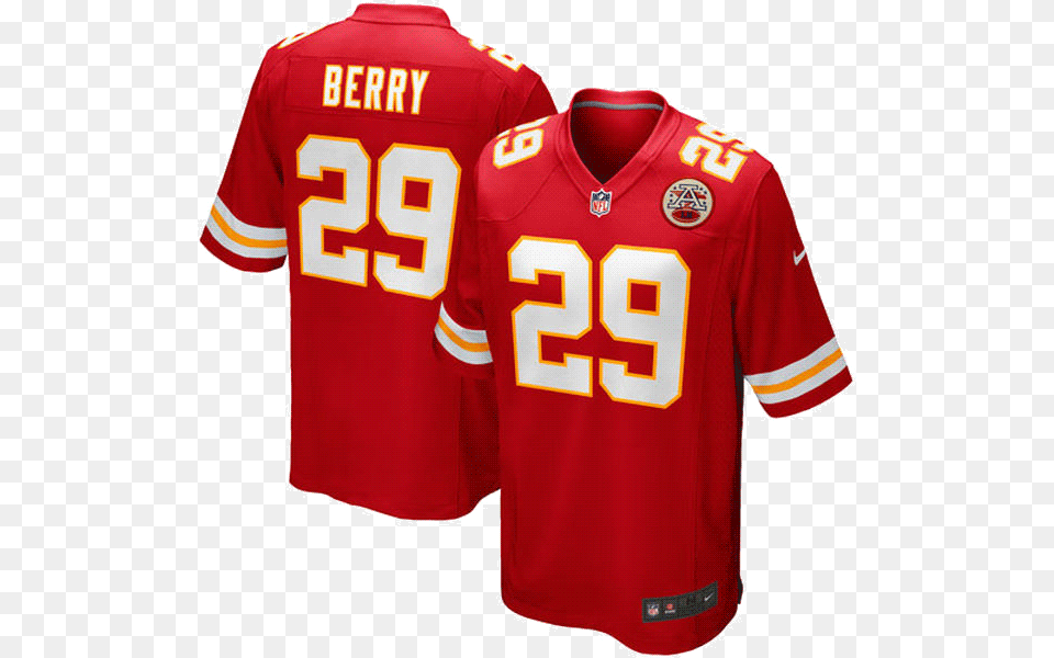 Eric Berry Jersey, Clothing, Shirt, T-shirt Free Png Download