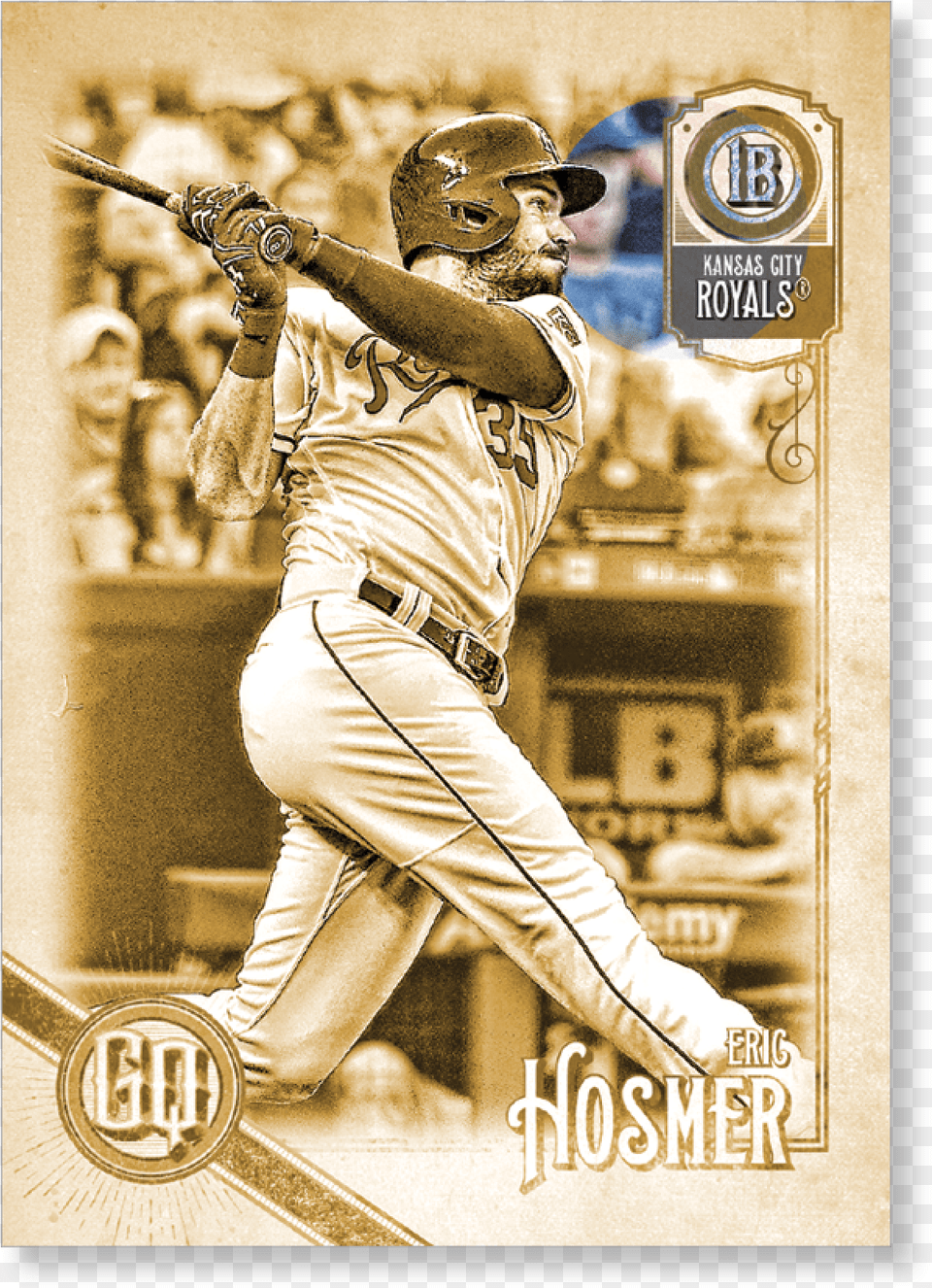 Eric Hosmer 2018 Topps Gypsy Queen Baseball Base Poster Photograph, Adult, Team, Sport, Person Png Image