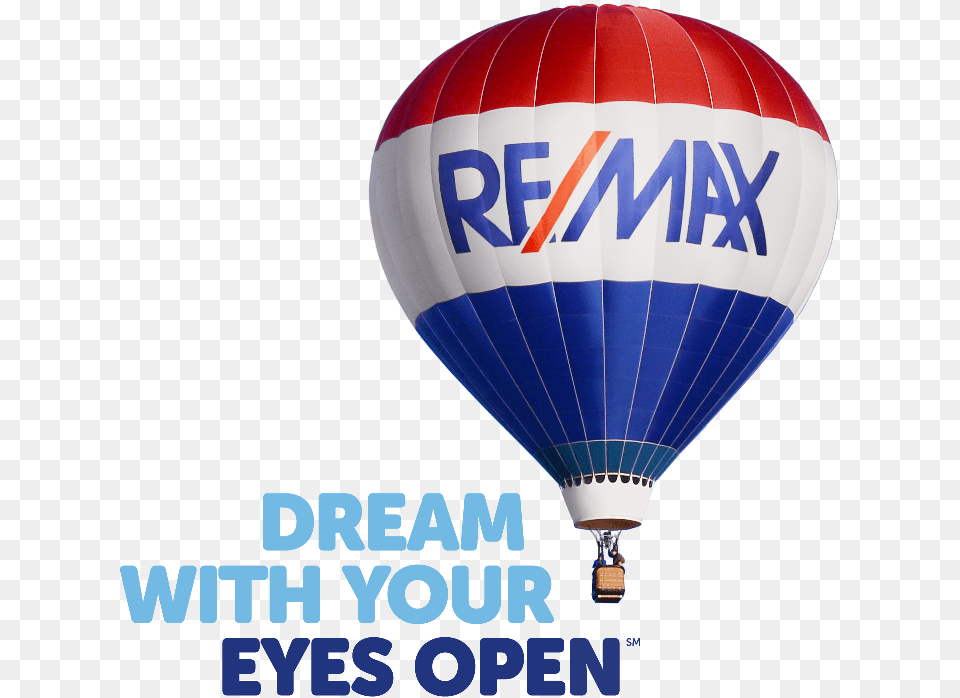 Eric Nyquist Amp Linda Lesser Dream With Your Eyes Open Remax Balloon, Aircraft, Hot Air Balloon, Transportation, Vehicle Free Transparent Png