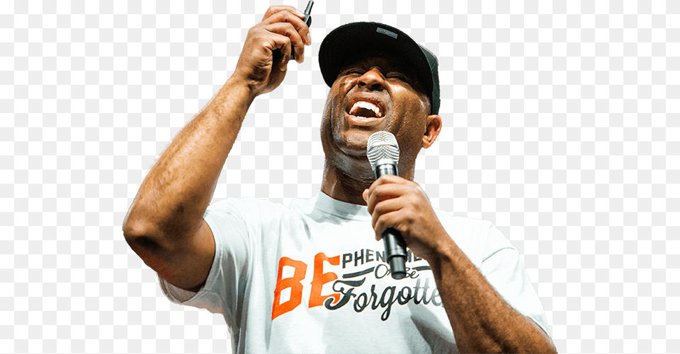 Eric Thomas Beast Mode, Adult, Person, Microphone, Man Free Png