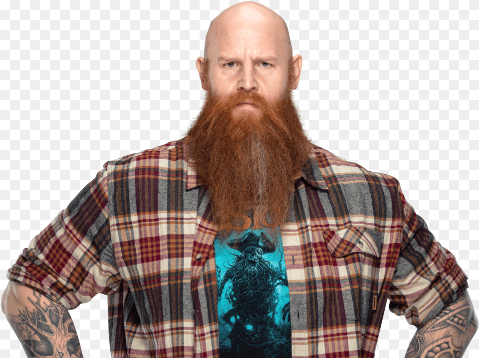 Erick Rowan Pro Plaid, Beard, Face, Head, Person Free Png