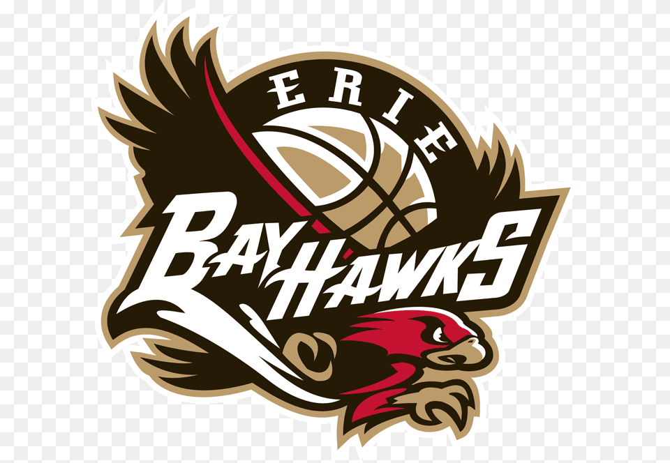 Erie Bayhawks Primary Logo Red Basketball Logo Design, Baby, Person Png