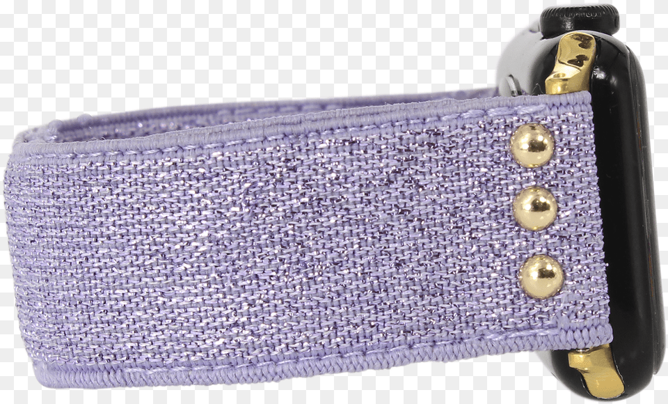 Erimish Stretchy Purple Glitter Apple Watch Band Gold 145 Cm Coin Purse, Accessories, Bag, Handbag, Cuff Free Png Download