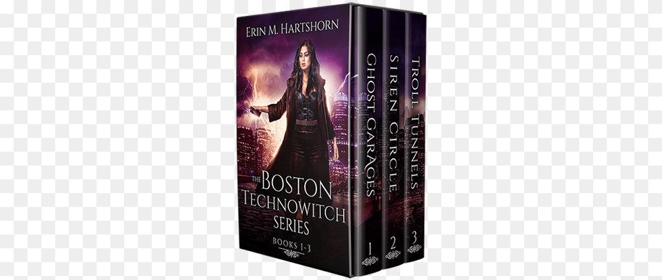Erin M Hartshorn The Boston Technowitch Box Set Design Book Cover, Adult, Female, Novel, Person Free Png Download